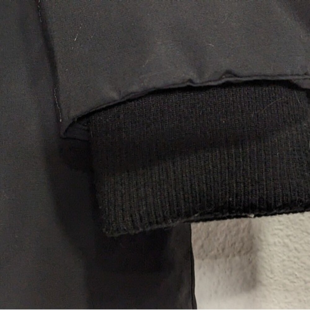 Zara Basic Outerwear Black Hooded Padded Coat, Me… - image 5